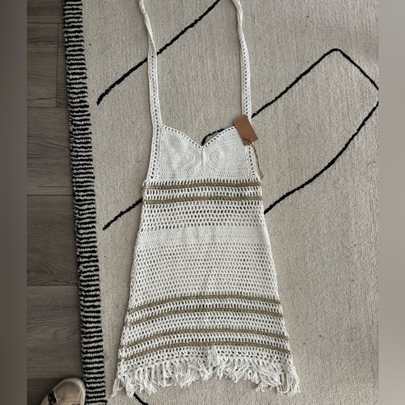 Surf Gypsy Dresses & Skirts - Surf Gypsy Cream Crochet dress